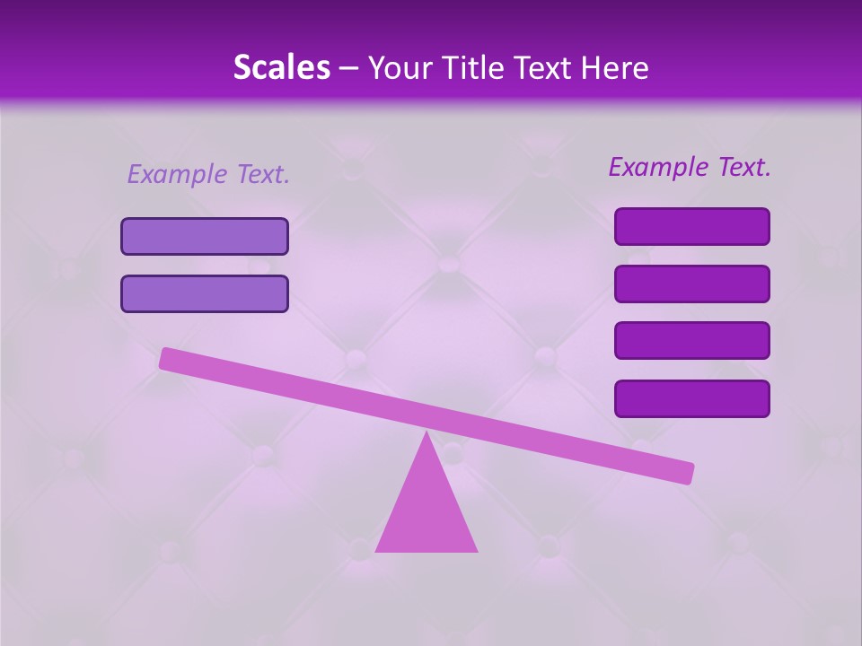 Leather Flat Bump PowerPoint Template