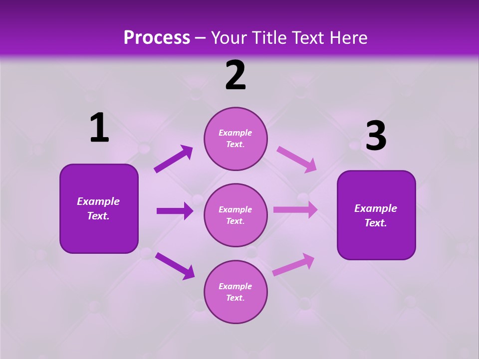 Leather Flat Bump PowerPoint Template