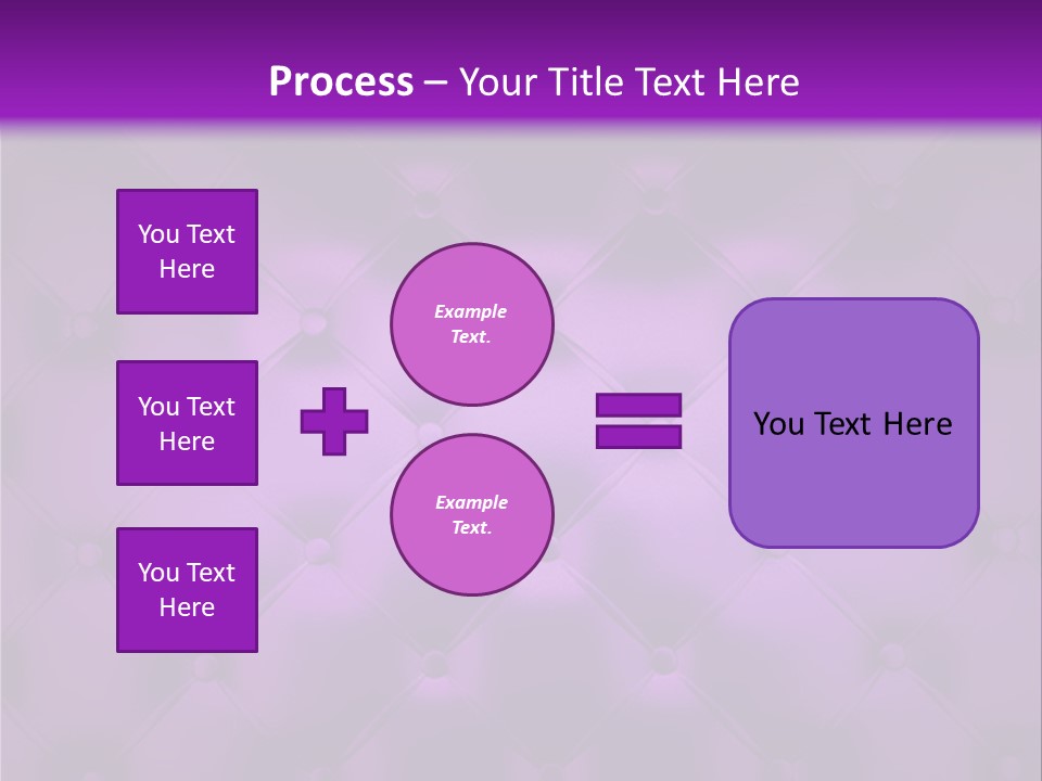 Leather Flat Bump PowerPoint Template