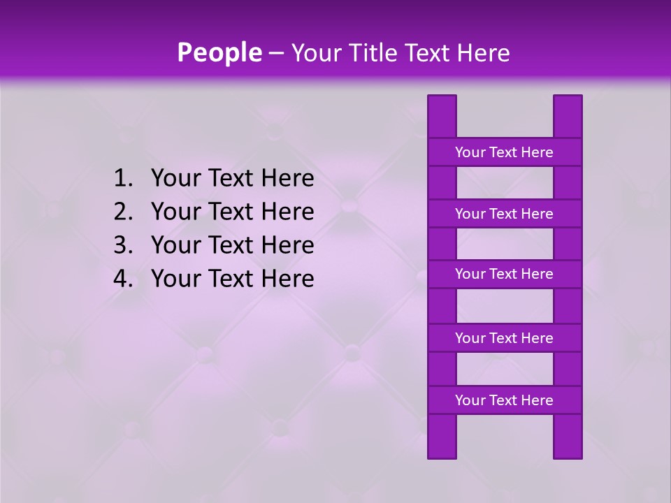 Leather Flat Bump PowerPoint Template