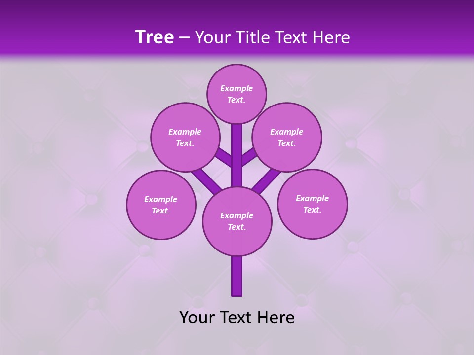 Leather Flat Bump PowerPoint Template