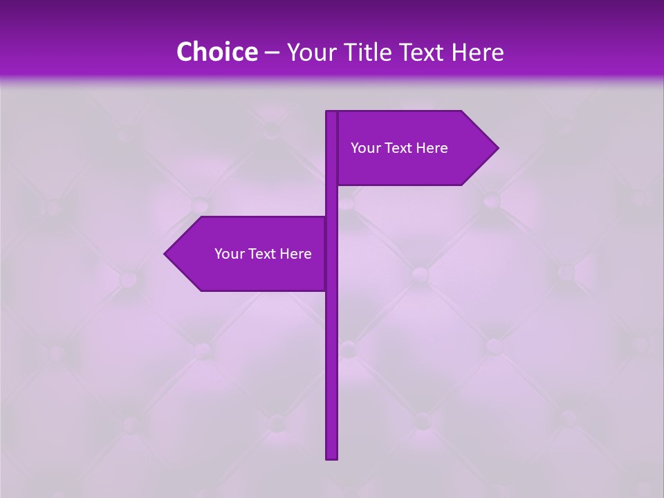 Leather Flat Bump PowerPoint Template