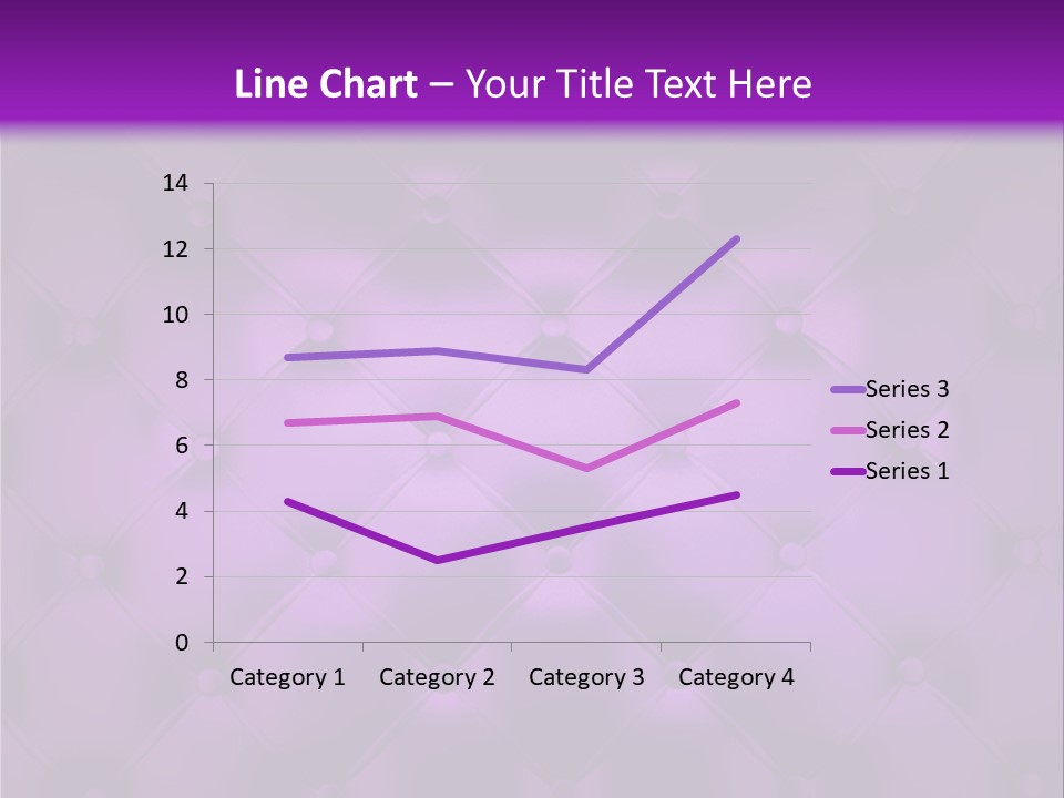 Leather Flat Bump PowerPoint Template