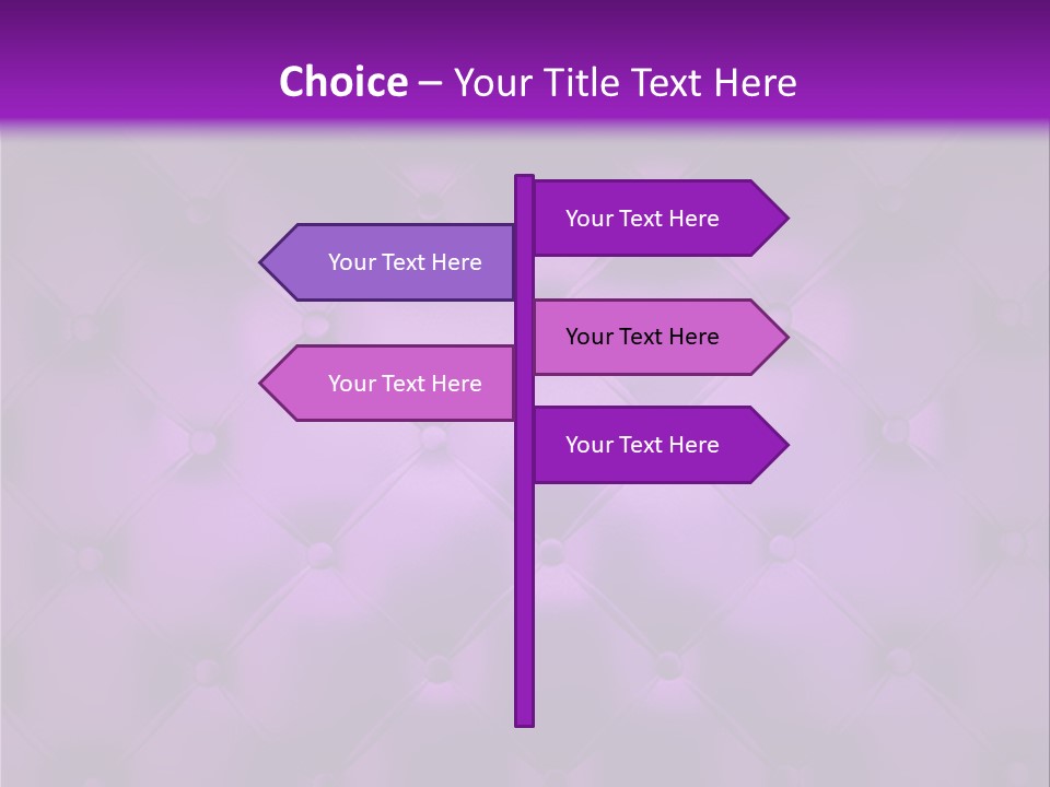 Leather Flat Bump PowerPoint Template