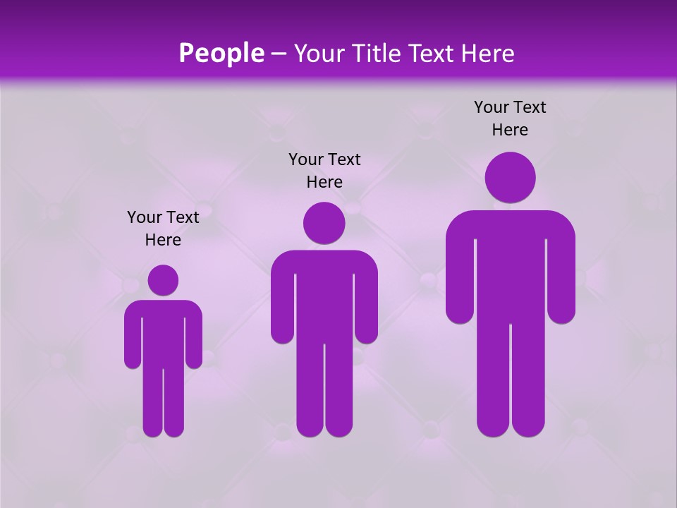 Leather Flat Bump PowerPoint Template