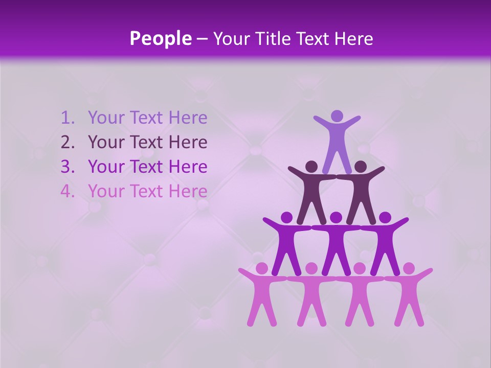 Leather Flat Bump PowerPoint Template