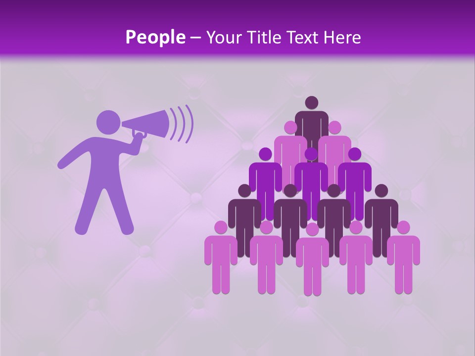 Leather Flat Bump PowerPoint Template