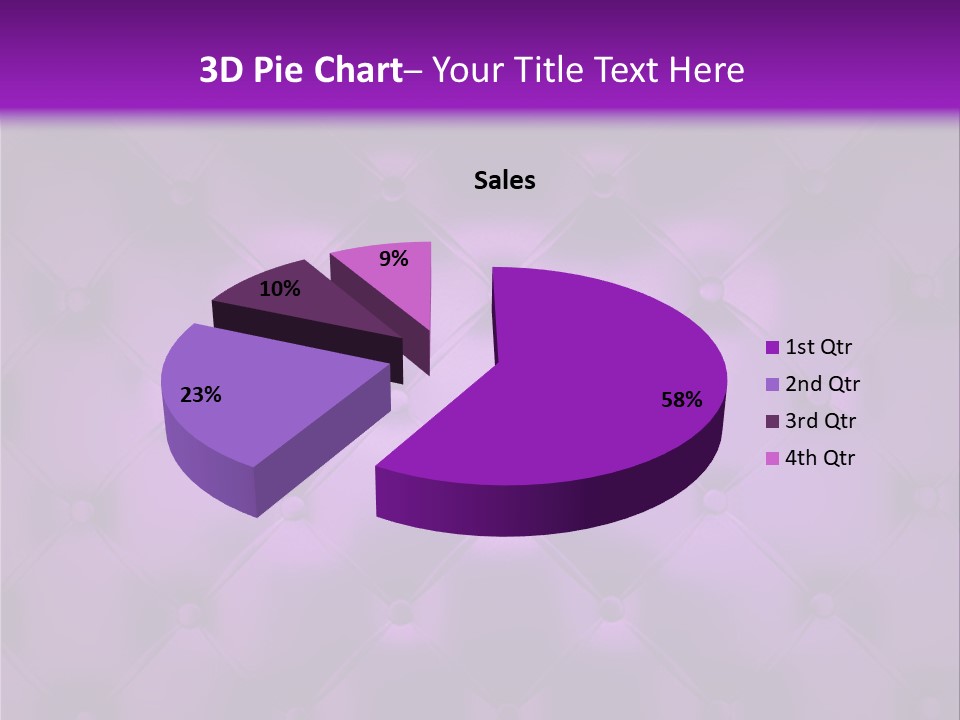 Leather Flat Bump PowerPoint Template