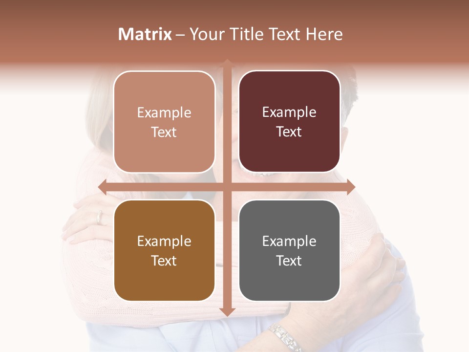 Smile Couple Elderly PowerPoint Template