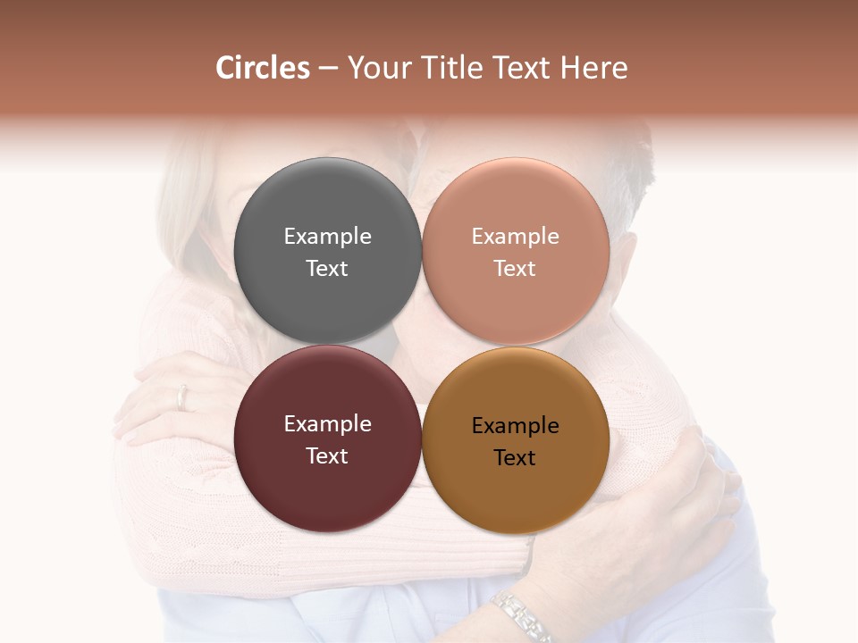 Smile Couple Elderly PowerPoint Template