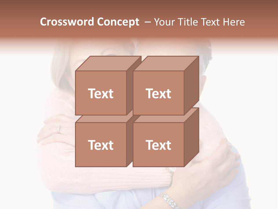 Smile Couple Elderly PowerPoint Template