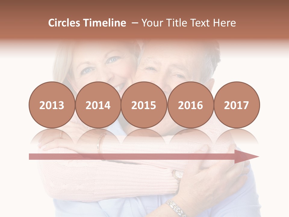 Smile Couple Elderly PowerPoint Template