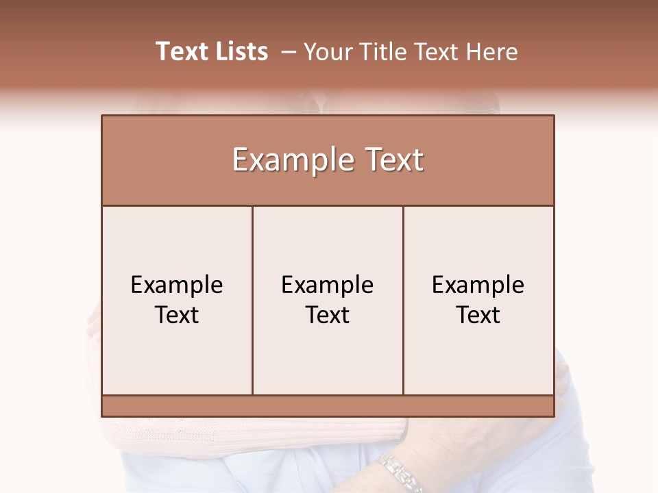 Smile Couple Elderly PowerPoint Template