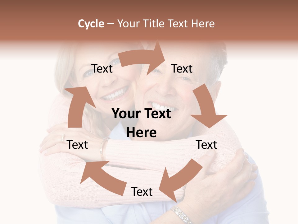 Smile Couple Elderly PowerPoint Template