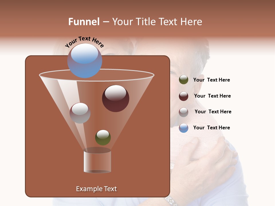 Smile Couple Elderly PowerPoint Template