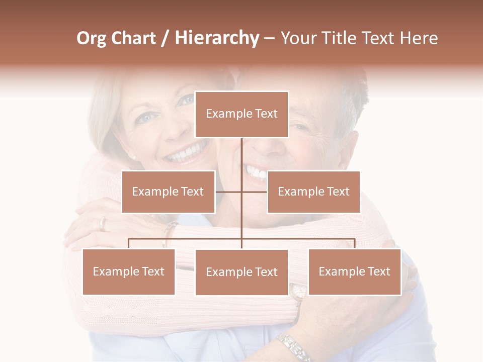 Smile Couple Elderly PowerPoint Template