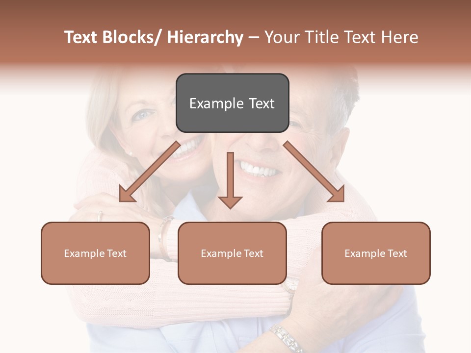 Smile Couple Elderly PowerPoint Template