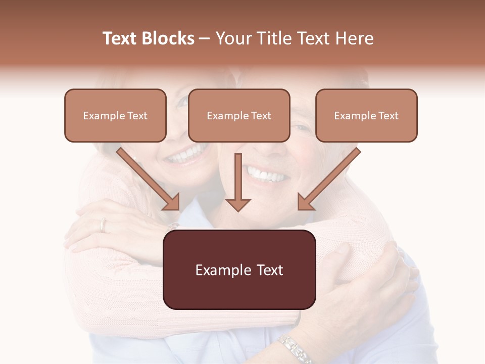 Smile Couple Elderly PowerPoint Template