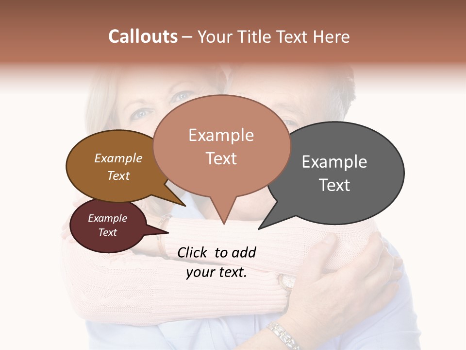 Smile Couple Elderly PowerPoint Template