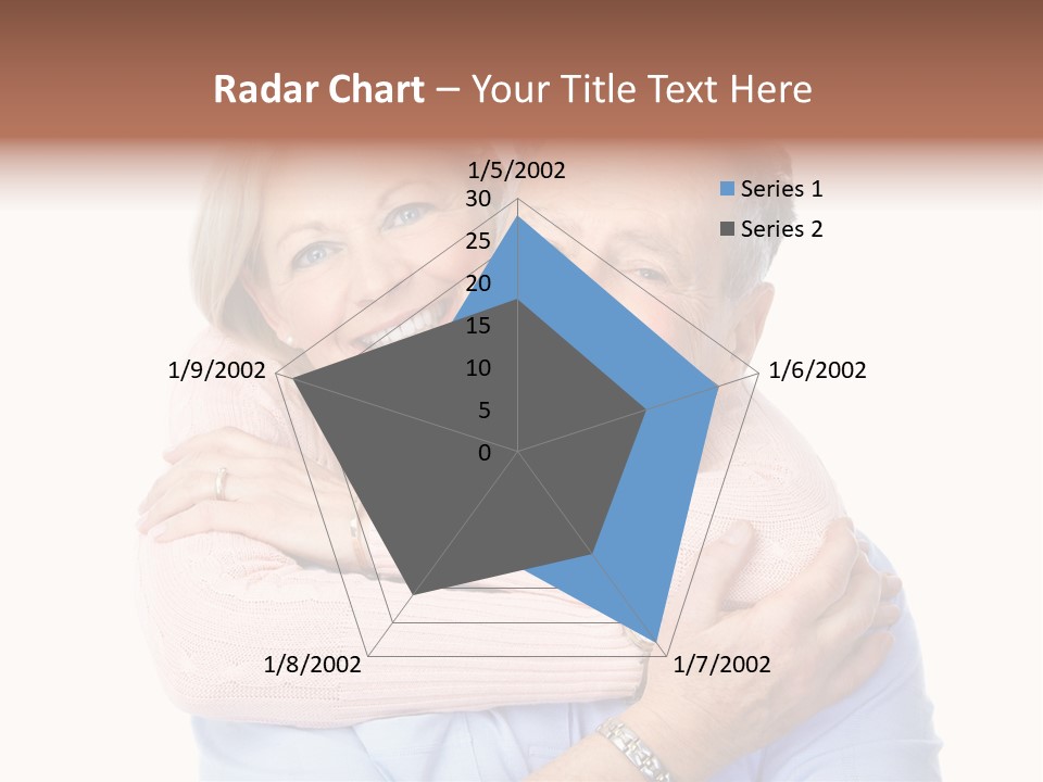 Smile Couple Elderly PowerPoint Template