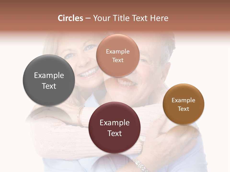 Smile Couple Elderly PowerPoint Template
