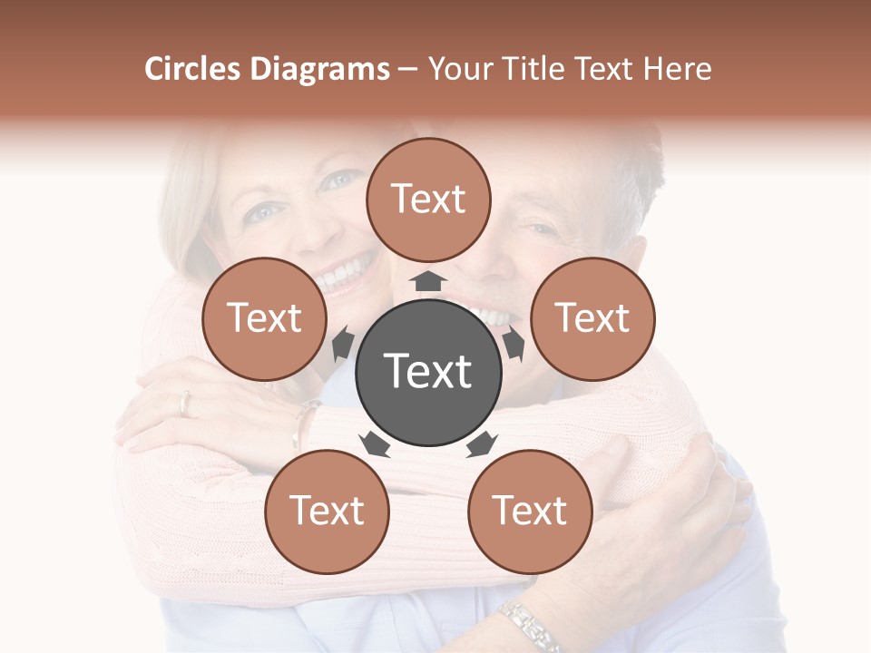 Smile Couple Elderly PowerPoint Template