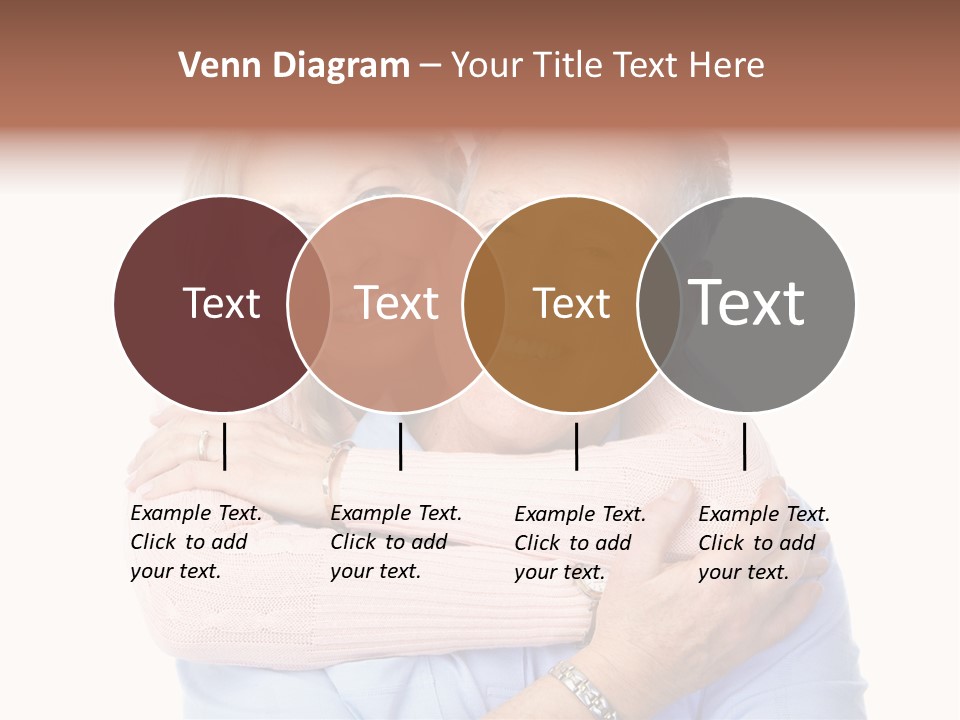 Smile Couple Elderly PowerPoint Template