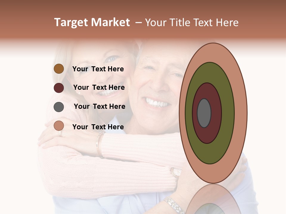 Smile Couple Elderly PowerPoint Template