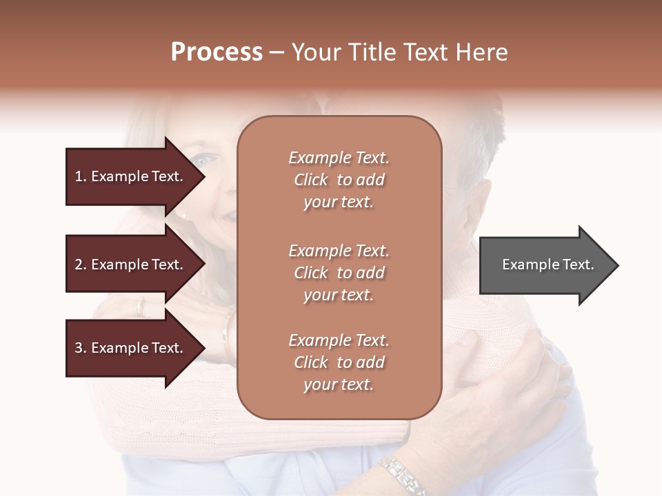 Smile Couple Elderly PowerPoint Template