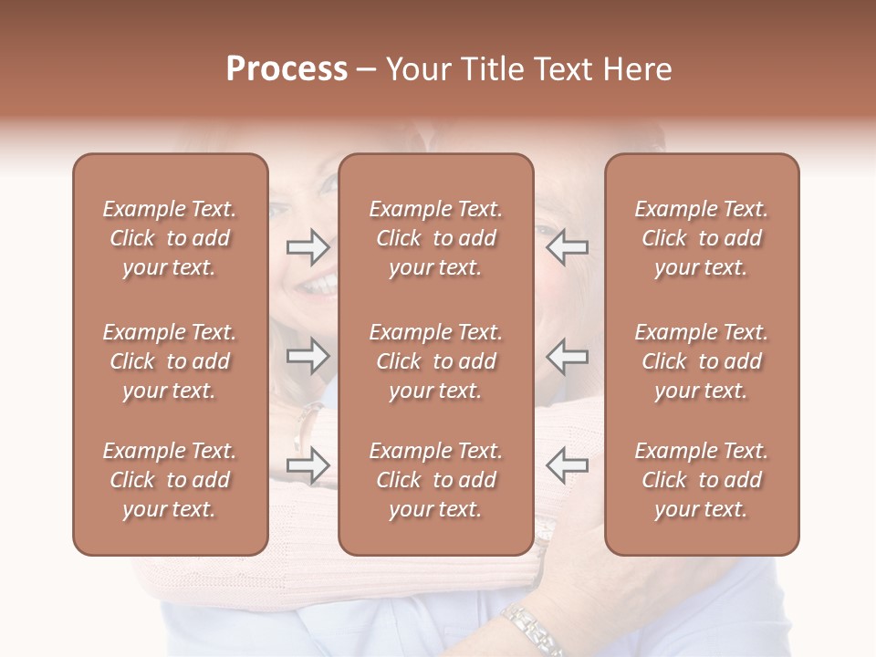 Smile Couple Elderly PowerPoint Template
