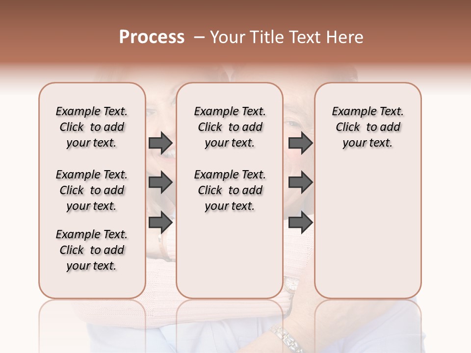 Smile Couple Elderly PowerPoint Template