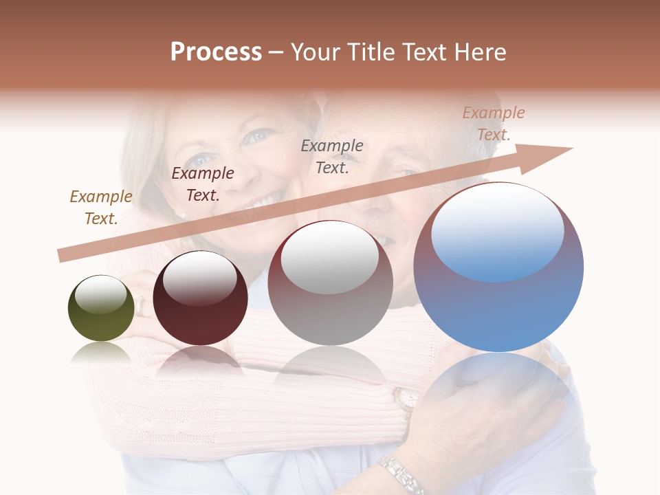 Smile Couple Elderly PowerPoint Template