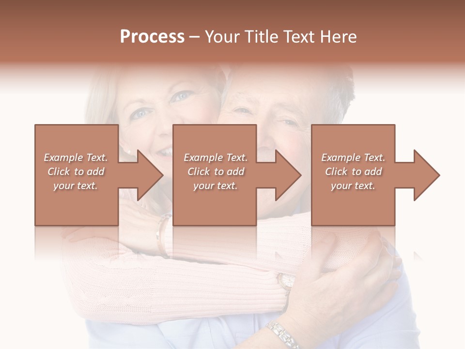 Smile Couple Elderly PowerPoint Template