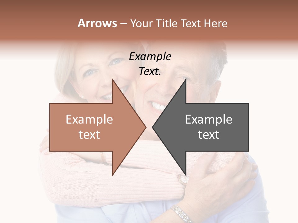 Smile Couple Elderly PowerPoint Template