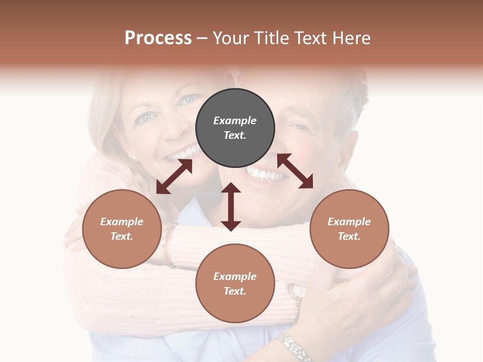 Smile Couple Elderly PowerPoint Template