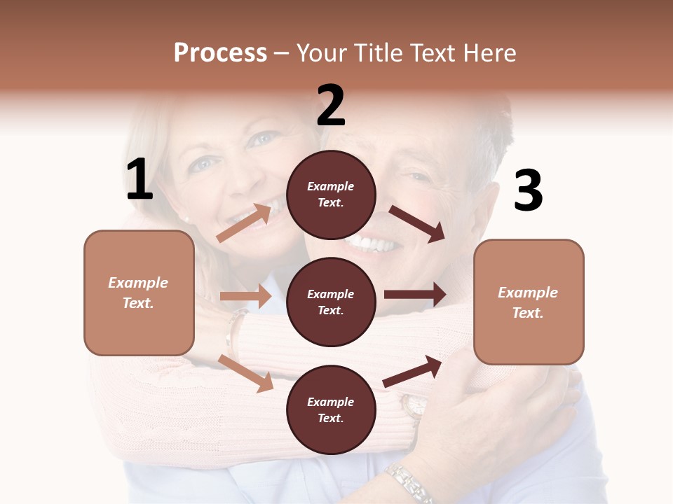 Smile Couple Elderly PowerPoint Template