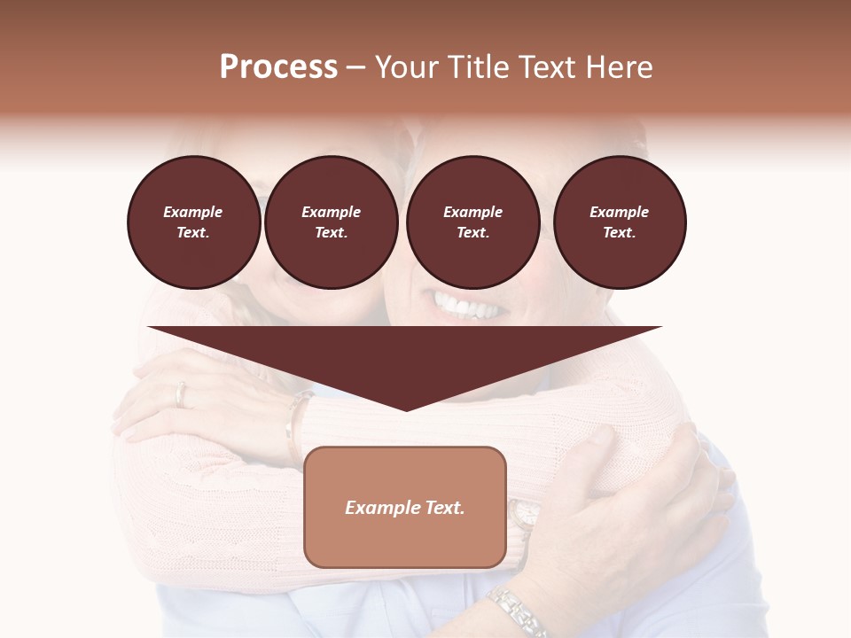 Smile Couple Elderly PowerPoint Template