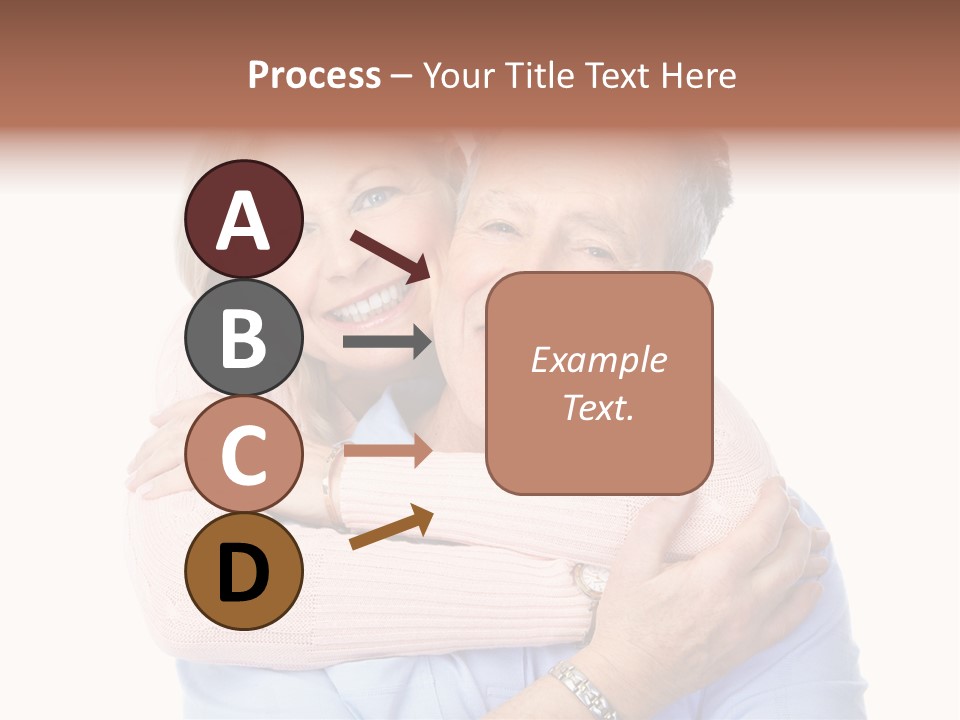 Smile Couple Elderly PowerPoint Template