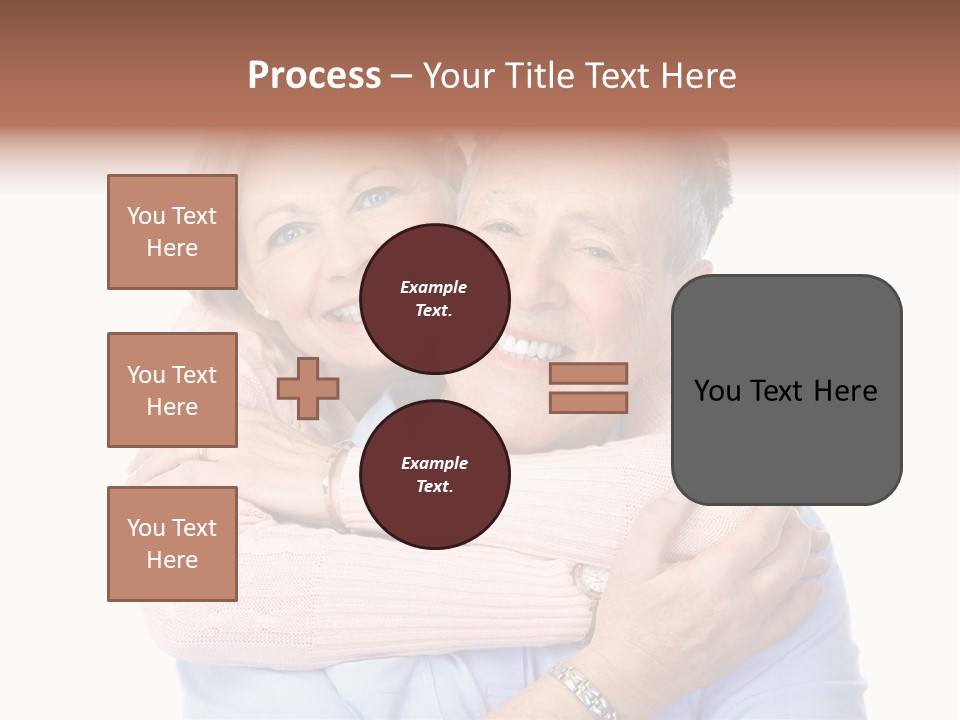 Smile Couple Elderly PowerPoint Template