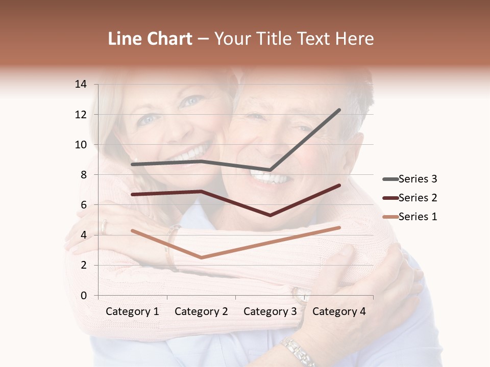 Smile Couple Elderly PowerPoint Template