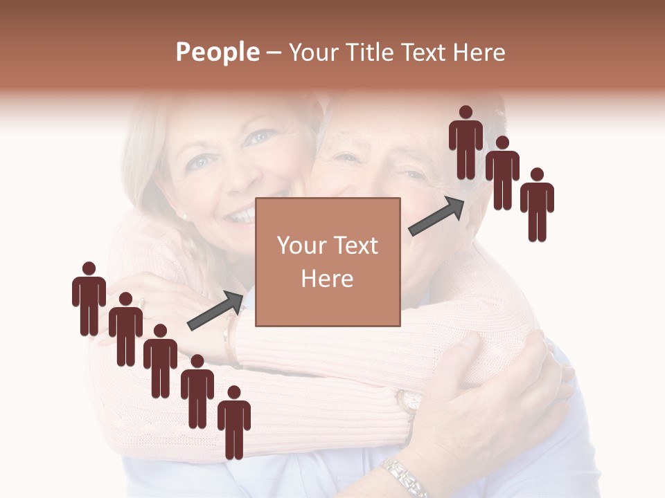 Smile Couple Elderly PowerPoint Template