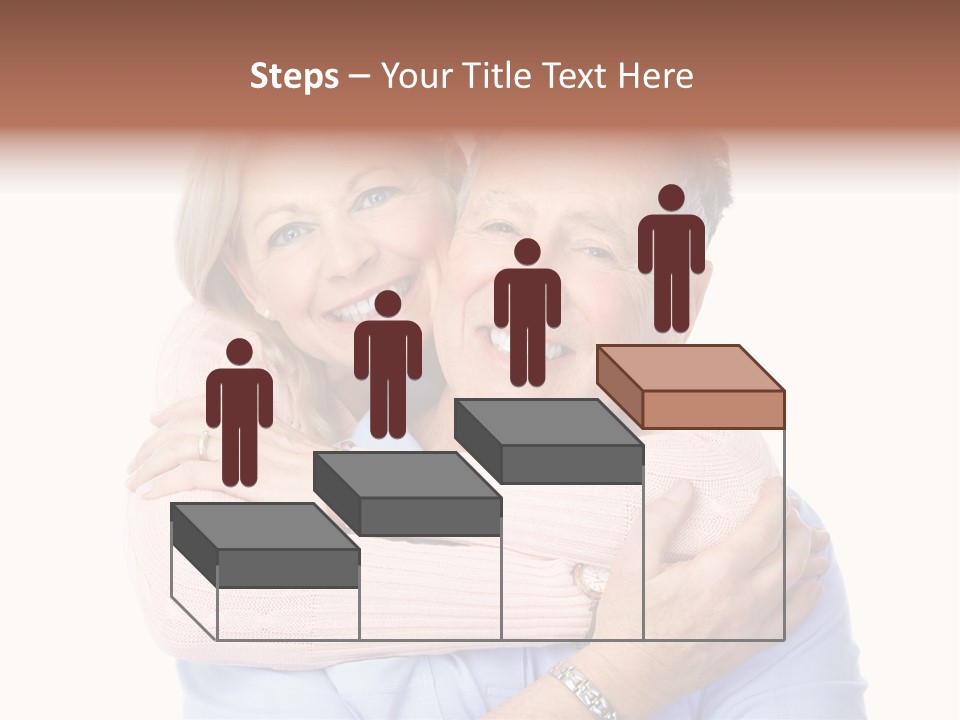 Smile Couple Elderly PowerPoint Template