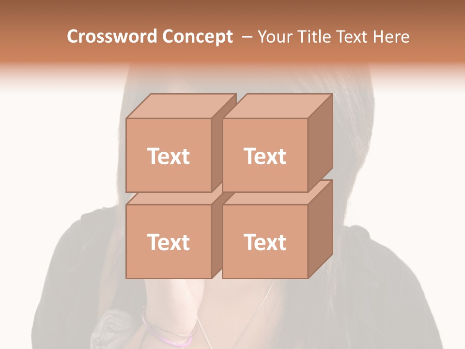 Sad White Single PowerPoint Template