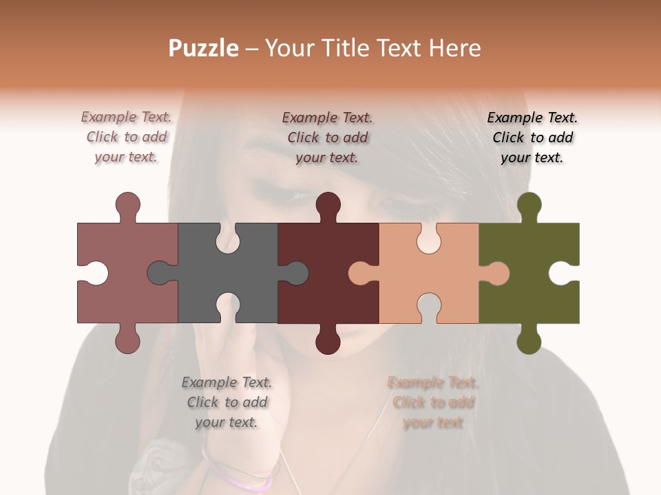 Sad White Single PowerPoint Template