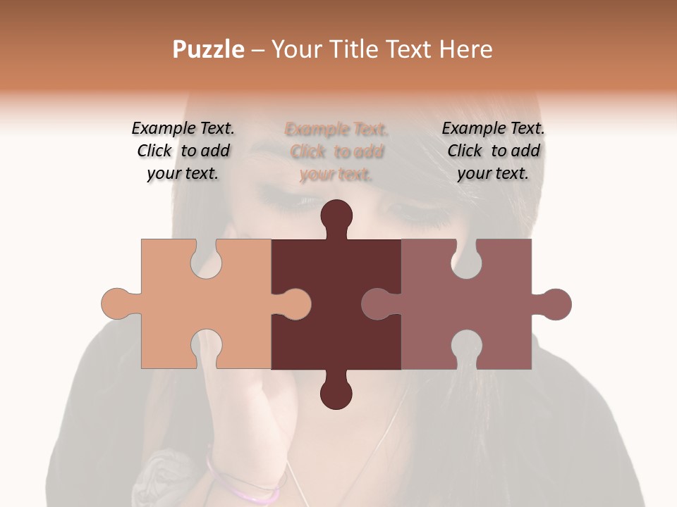 Sad White Single PowerPoint Template