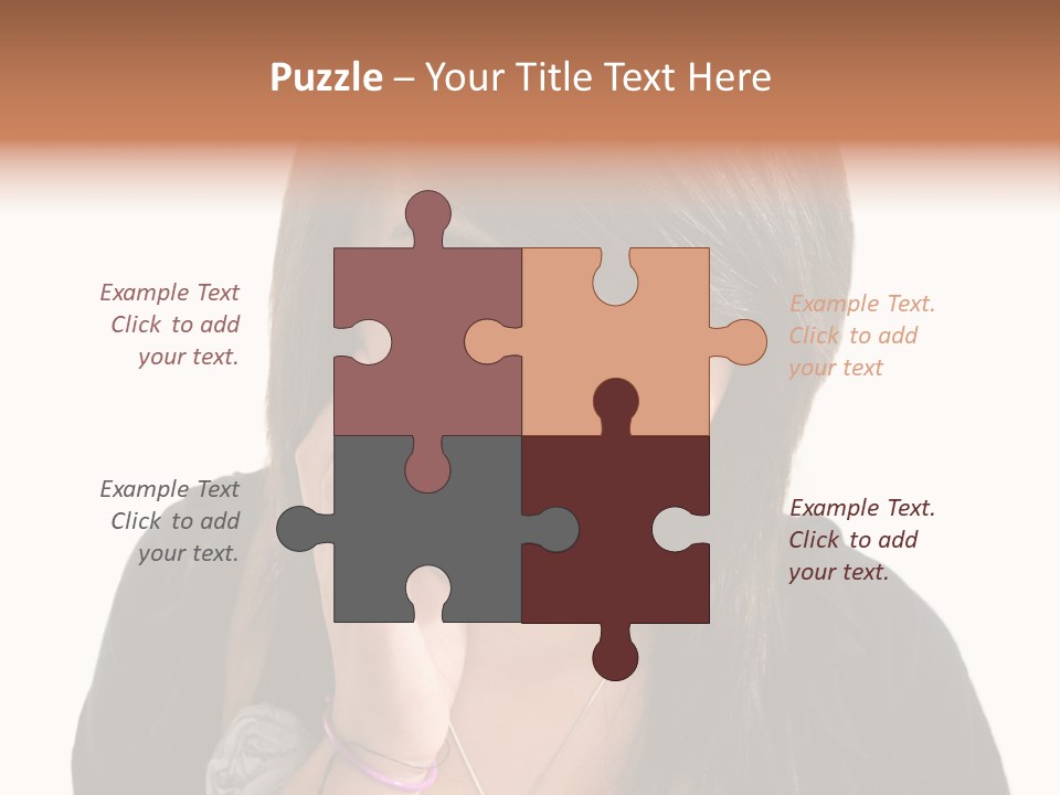 Sad White Single PowerPoint Template