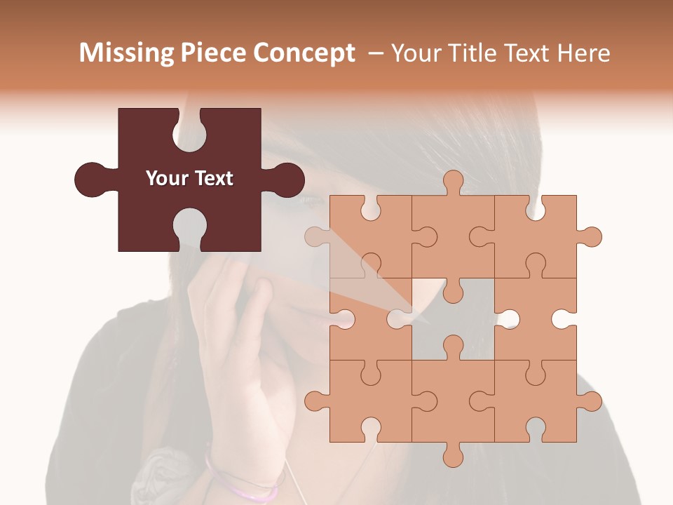 Sad White Single PowerPoint Template