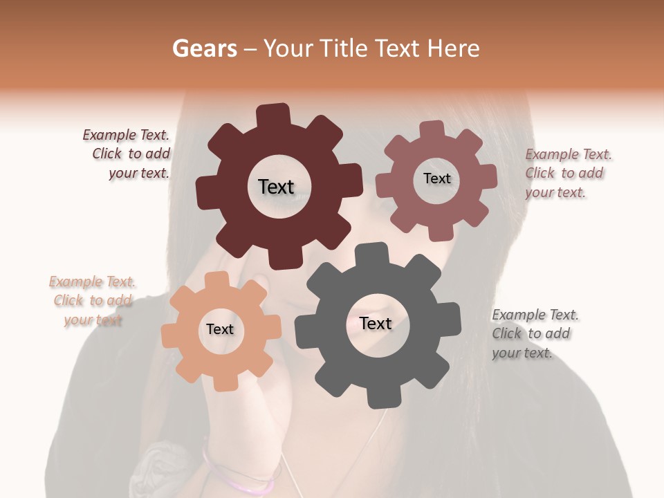 Sad White Single PowerPoint Template