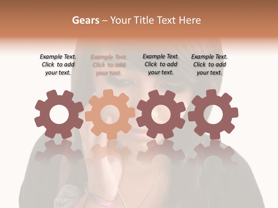 Sad White Single PowerPoint Template