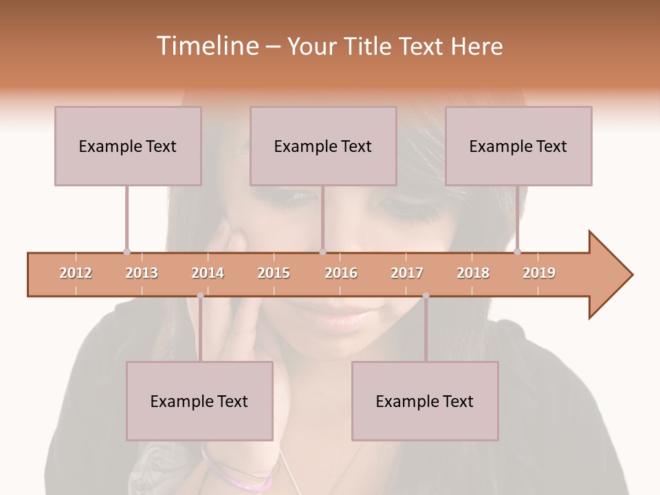 Sad White Single PowerPoint Template